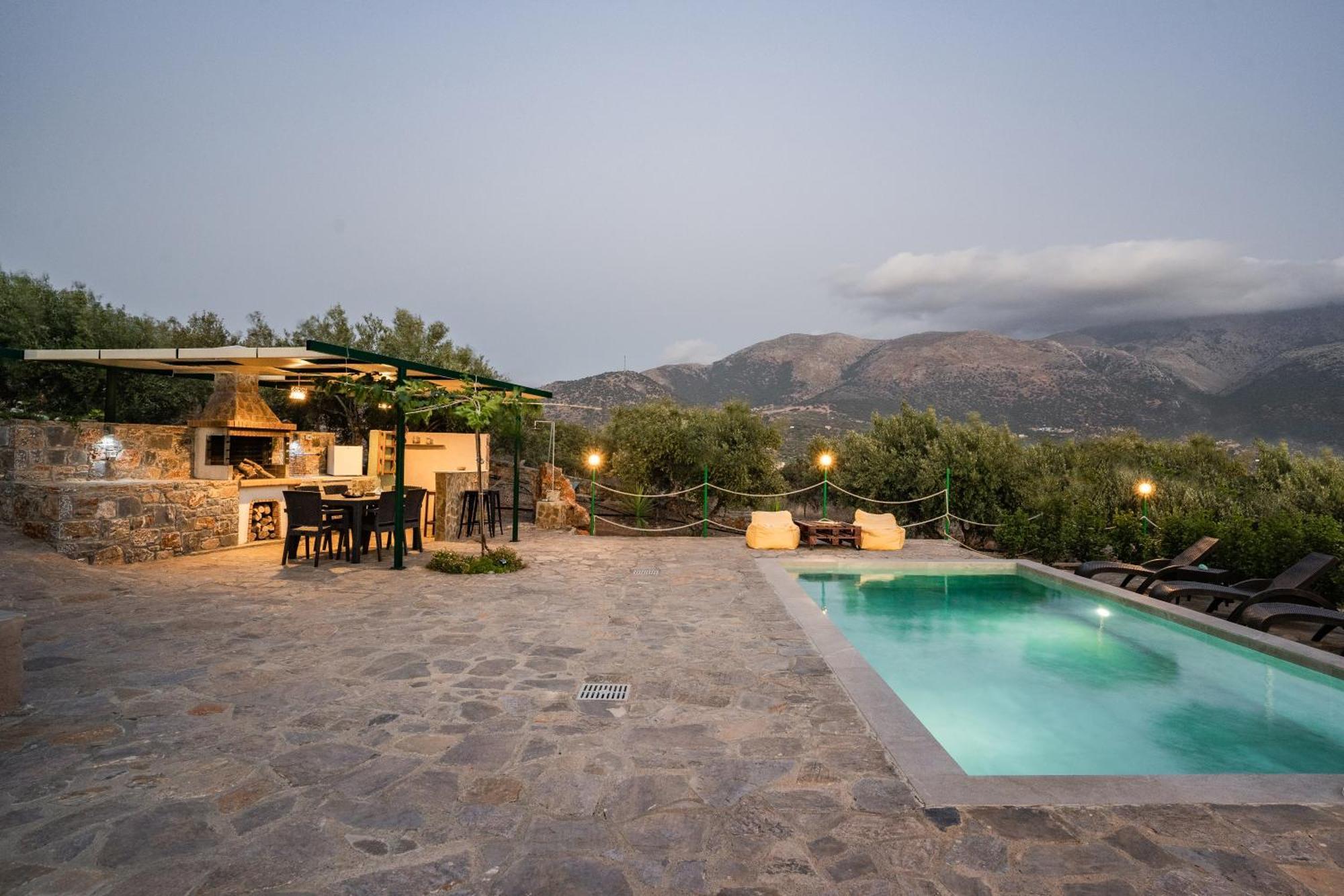 Villa Aktis With Freshwater Pool And Sea View Sissi  Exterior photo